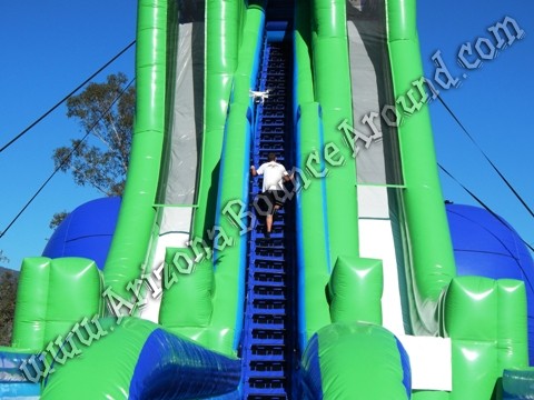 Worlds tallest inflatable water slide with duel lanes in Colorado